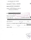 Copie certifiée conforme du certificat de résidence